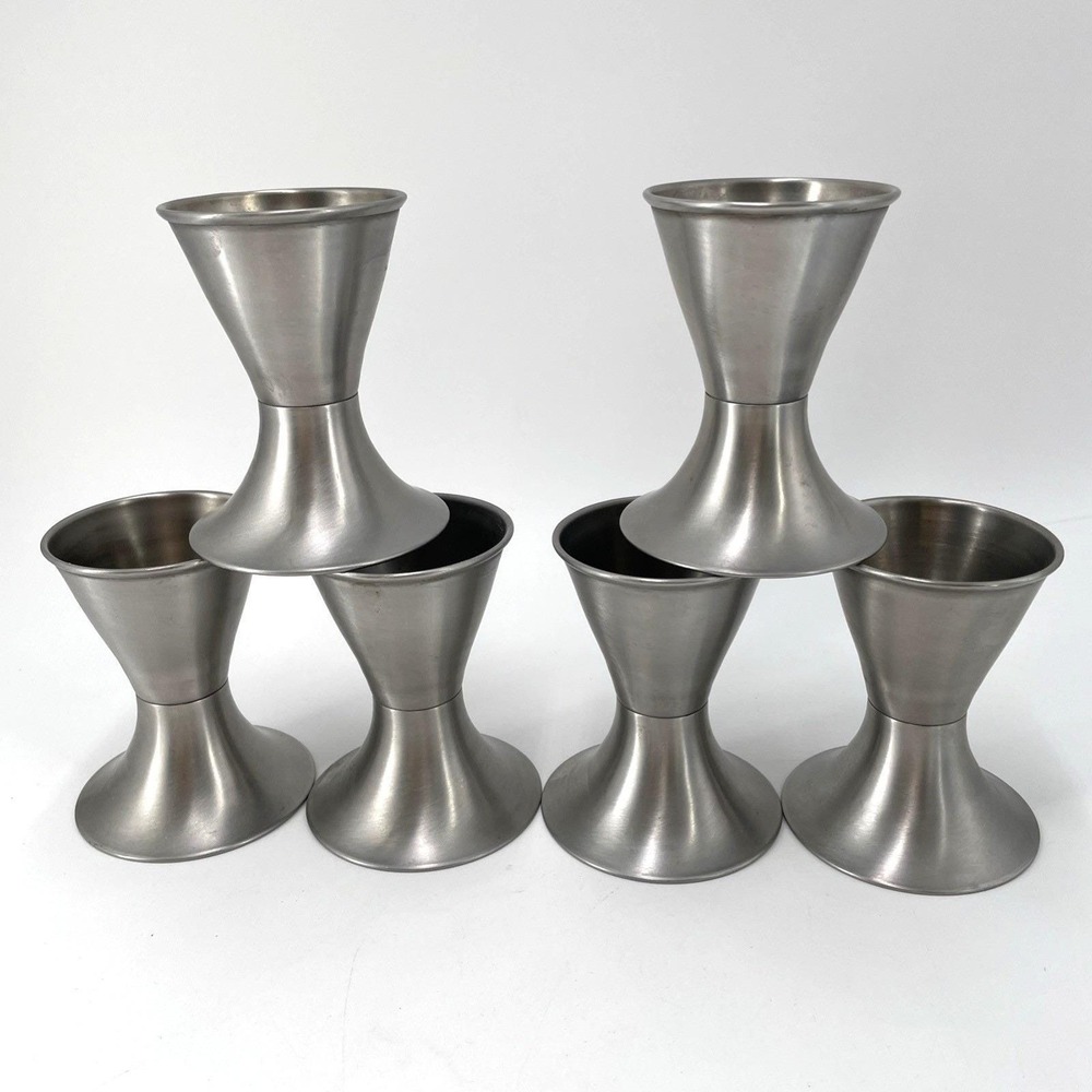 Solo Soda Fountain Paper Cone Holders x6  Stainless 50s Diner Atomic Mid Century